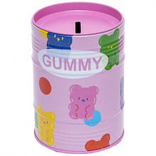 Скарбничка для грошей 9939 металева 12,5*9см MZOPT