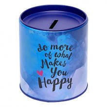 Скарбничка для грошей 5026 металева 10*9см MZOPT