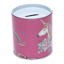 Скарбничка для грошей 5029 металева 10*9см MZOPT