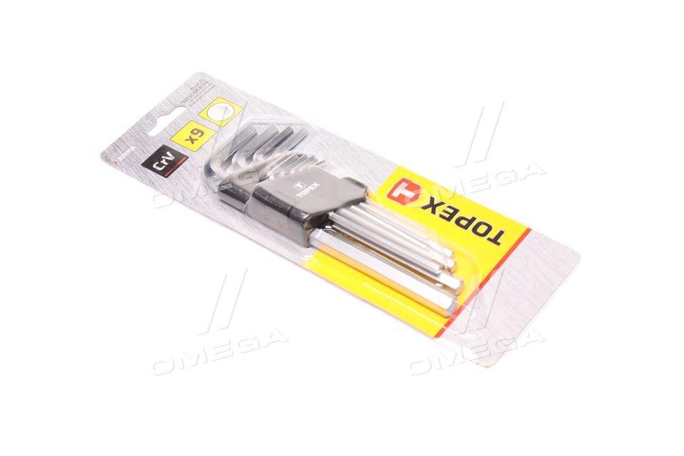 Ключи шестигранни 1.5-10 мм, набир 9шт.*1 уп. (TOPEX) 35D956 UA59, фото 1