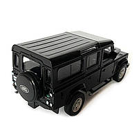 Іграшкова машинка металева Land Rover Defender 110, ленд ровер, чорний, відкр двері, інерція, 5*13*5см (250341U), фото 5