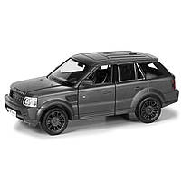 Іграшкова машинка металева Land Rover Range Rover Sport, ленд ровер спорт, чорний, відкр двері, інерція, 5*12*5см (250342U), фото 2