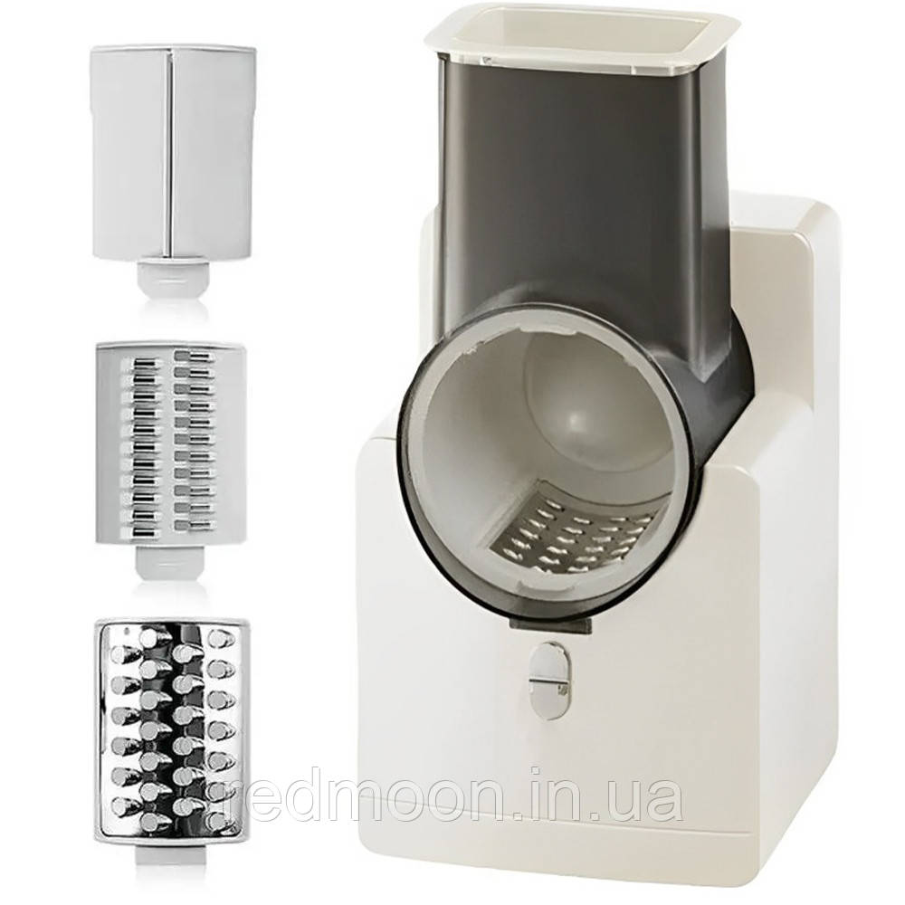 Овочерізка електрична 3в1, Vegetable cutter / Багатофункціональна овочерізка, слайсер, терка для овочів