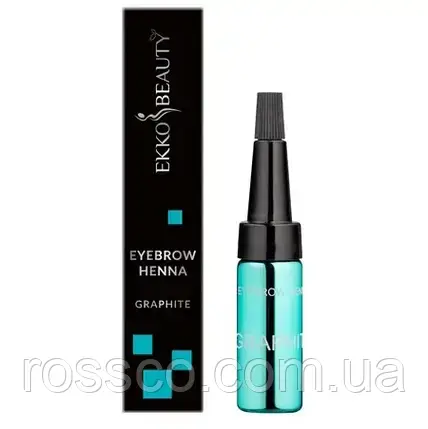 Хна для брів EKKOBEAUTY "GRAPHITE", 5 гр, фото 1