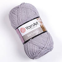 YarnArt SHETLAND (Шотланд) № 529 светло-серый (Полушерстяная пряжа, нитки для вязания)