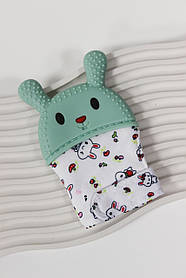 Прорізувач-рукавичка Зайчик 0404, зелений