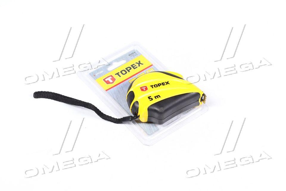 Рулетка сталева стричка 5 м/19 мм (TOPEX) 27C385 UA59, фото 1