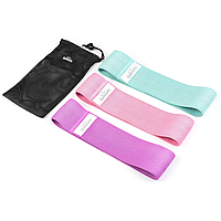 Набір резинок для фітнесу Queenfit 7-35кг set B