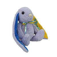 М`яка іграшка патріотична Заєць сірий, 30см (00043-400) Копиця, фото 3