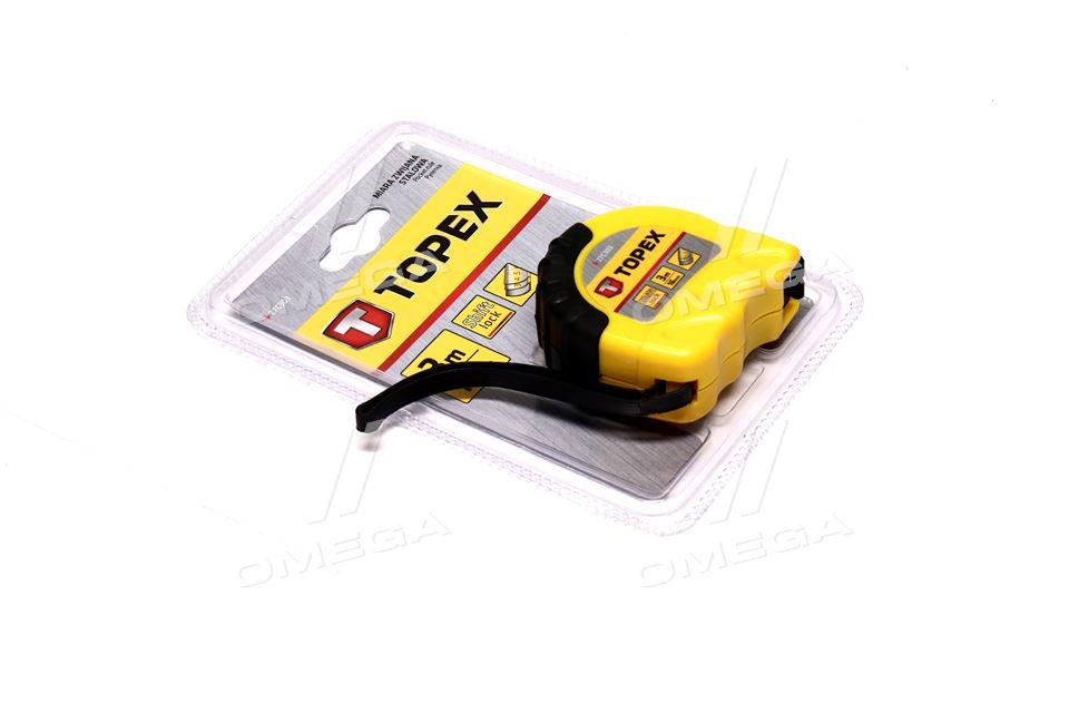 Рулетка сталева стричка 3 м x 16 мм (TOPEX) 27C303 UA59, фото 1