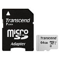 Карта пам'яті Transcend U1 A1 UHS-I 64 GB microSDXC Class 10 SD адаптер (TS64GUSD300S-A)