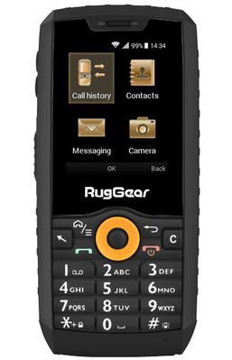 Захищений мобільний телефон Land rover Ruggear RG160 black 3G + Wi-Fi, фото 1