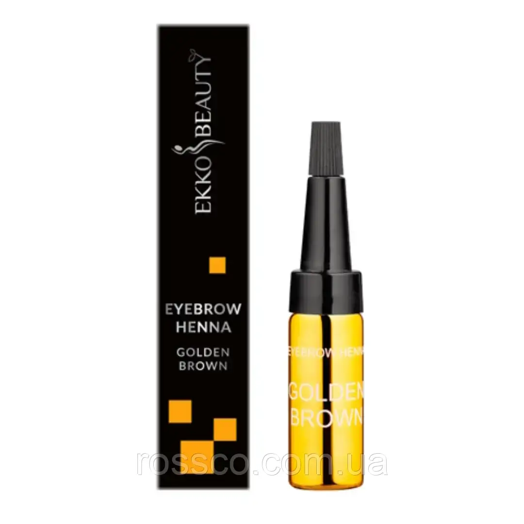 Хна EKKOBEAUTY для брів Golden Brown