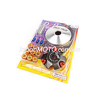 Вариатор передний Honda DIO AF-27 (тюнинг) (ролики латунь 9шт, палец, пр. сцепления) DLH