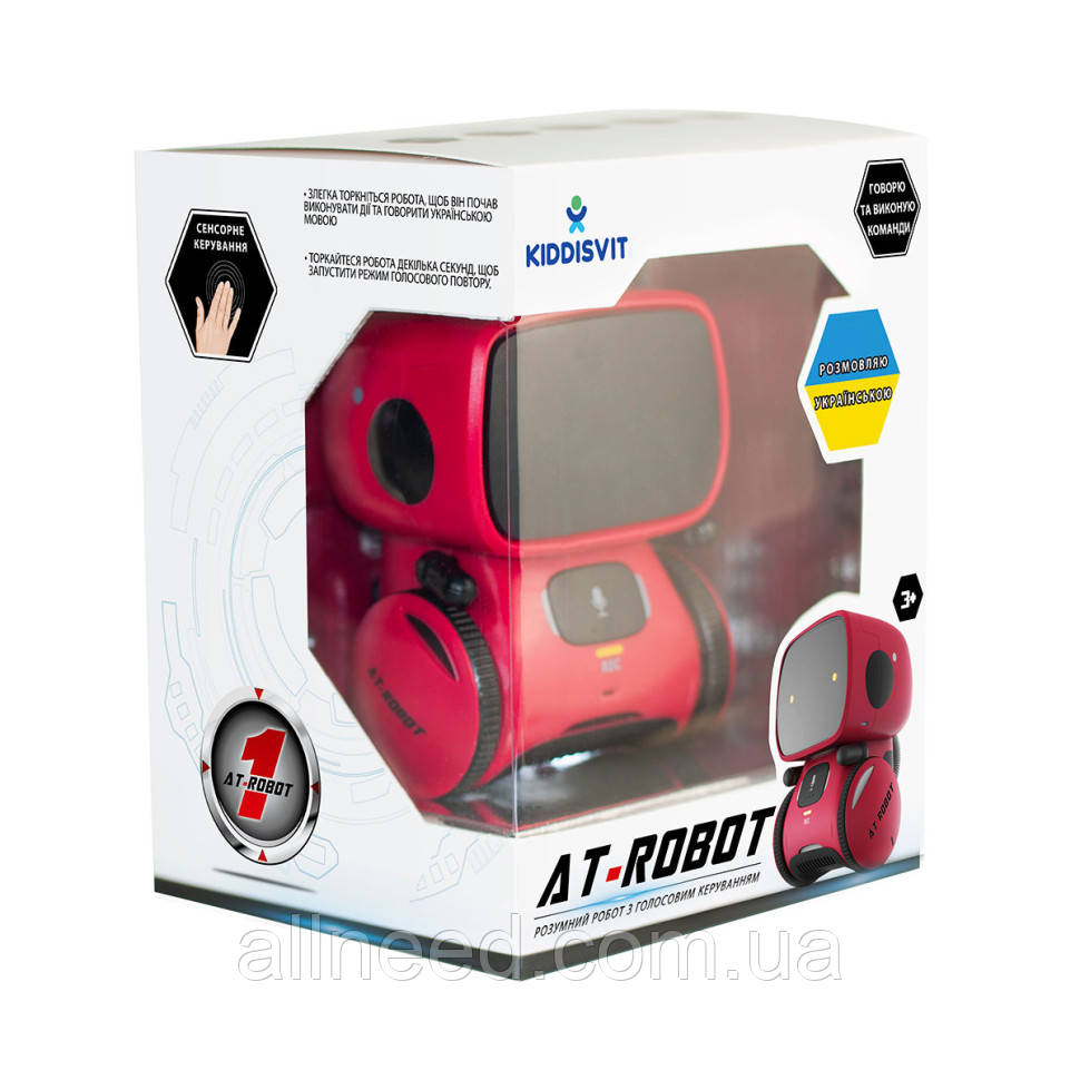 Інтерактивний робот AT-Robot AT001-01-UKR з голосовим керуванням