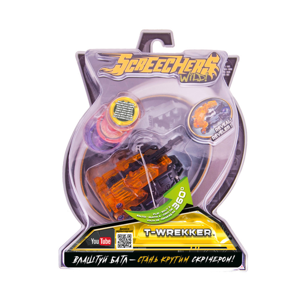 Машинка-трансформер Ті-Реккер Screechers Wild! EU683121, фото 1