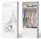 Шафа на два ящика, верх для одягу з фотодруком, фото 3