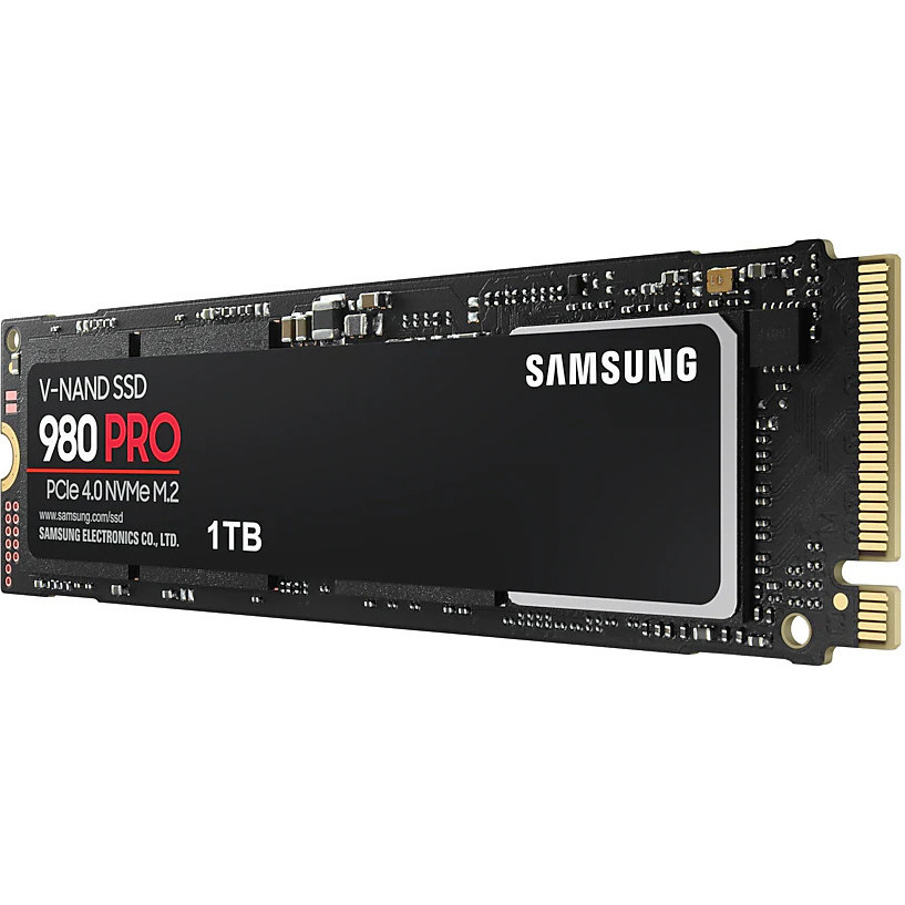 Накопичувач SSD M.2 2280 NVMe (PCIe 4.0 x4) 1TB Samsung 980 Pro MLC (MZ-V8P1T0BW) R7000MBs W5000MBs новий