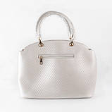 Жіноча сумка бежева з екошкіри, товар з дефектом 1, фото 3