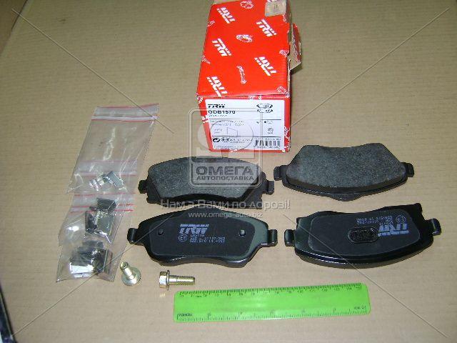 Колодка гальм. диск. OPEL CORSA C (F08, F68) передн. (вир-во TRW) GDB1570 UA59, фото 1