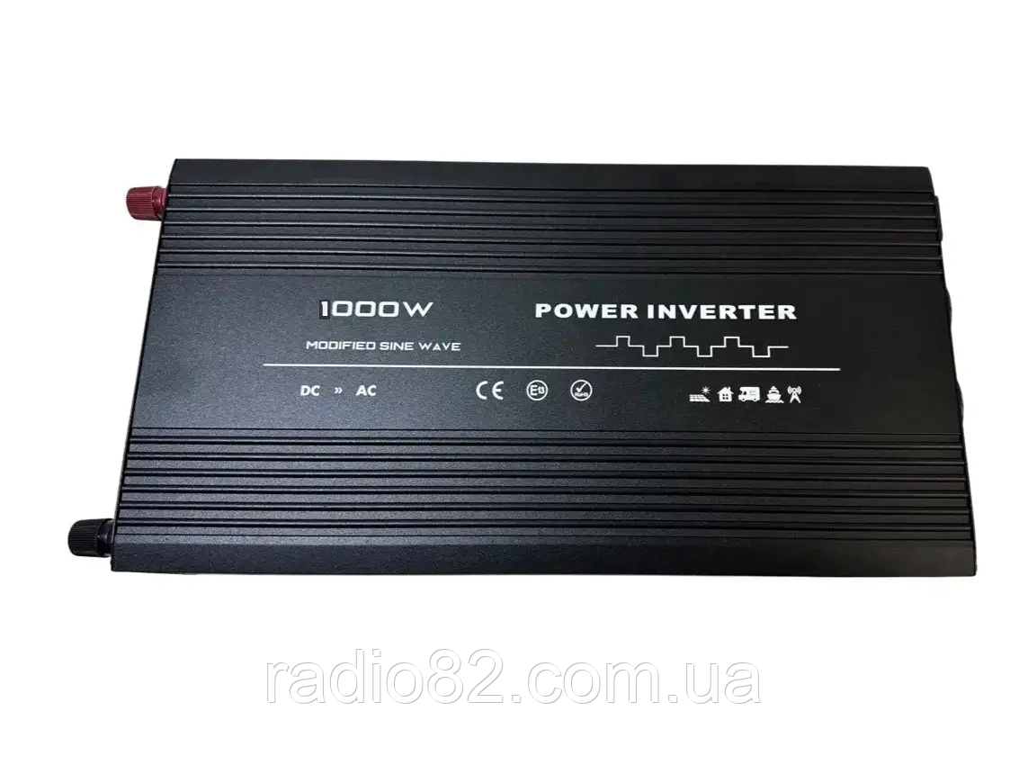 Інвертор 12V на 220 V KSC1000M 1000 W (макс.2000W) із зарядкою 10 А + функція ATS+USB