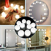 LED лампочки 10 шт с регулировкой яркости Подсветка LED для зеркала Vanity Mirror Lights