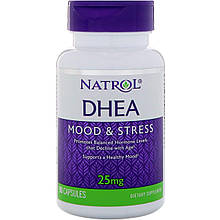 ДГЕА, дегідроепіандростерон, DHEA, Natrol, 25 мг, 90 капсул