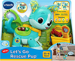 Ігровий набір розвиваюча іграшка VTech Щеня VTech Let's Go Rescue Pup собачка на повідку