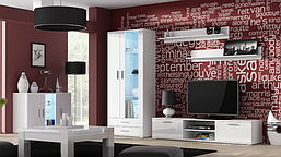 Стінка у вітальню з вітриною Soho 9 Cama Mebel 192/260/43 см