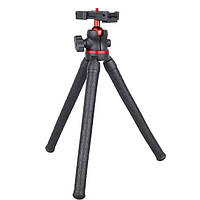 Трипод гибкий RIAS DT45 для телефона и фотоаппарата Black-Red (3_03942)