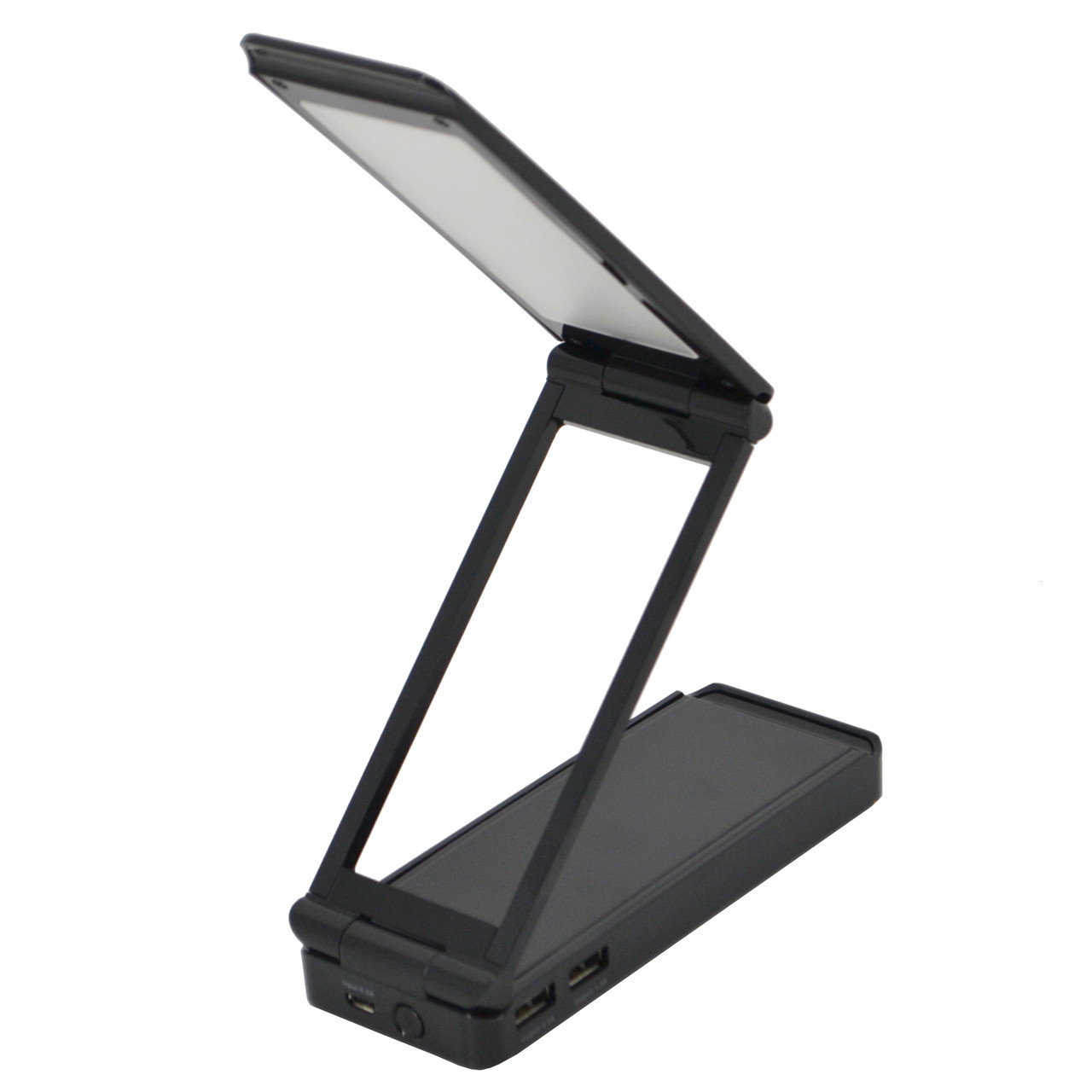 Настільна світлодіодна лампа RIAS EBP-60L акумуляторна 6000mAh 21LED Black (3_03948)