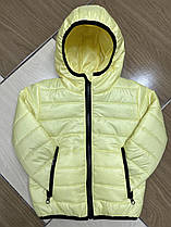 Куртка дитяча демісезонна, унісекс р. 92-116, жовтий