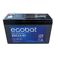 Аккумулятор Ecobat EDC12-07 AGM