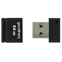 Флешка USB Flash GoodRAM UPI2-0640K0R11 64GB USB 2.0 UPI2 Black Retail