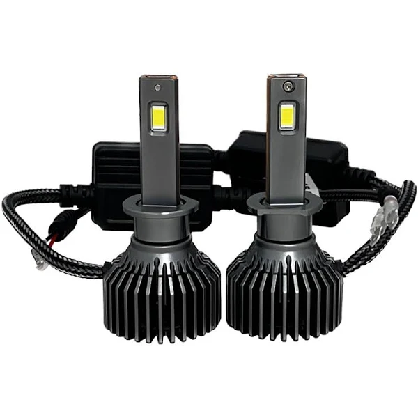 Світлодіодні лампи MICHI LED H1 12 V-24 V 5500 K 5300L радіатор із вентилятором, фото 1