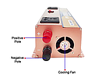 Інвертор 12V на 220 V UL-1000C із зарядкою 10 А + USB, фото 6