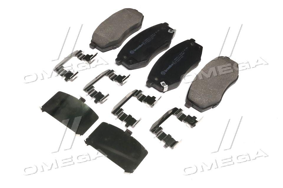 Колодка гальм. диск. HYUNDAI IX 20 1.4, 1.4 CRDI, 1.6, 1.6 CRDI 11/10 - передн. (вир-во BREMBO) P 30 055 UA59, фото 1