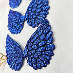 Патчі "Крила" сині, 60×43 мм, фото 2