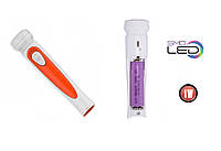 Зручний міні ліхтарик яскравий потративний якісний із зарядкою від мережі 5V DC Micro USB потужністю 1W