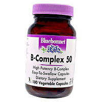 Витамины группы В B-complex 50 Bluebonnet Nutrition 100вегкапс (36393020)