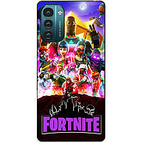 Силіконовий чохол бампер для Nokia G21 з малюнком Fortnite Фортнайт