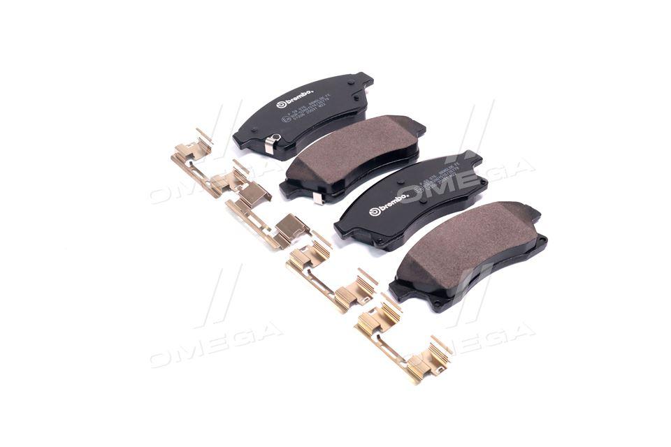 Колодка гальм. диск. CHEVROLET CRUZE 09- OPEL ASTRA J передн. (вир-во BREMBO) P 59 076 UA59, фото 1