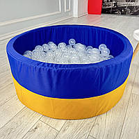 Сухой бассейн Флажок 80х40х5 см оксфорд для дома, детских центров и садиков. Для детей
