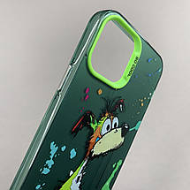Чохол для Apple iPhone 12 чохол з принтом песика на телефон айфон 12 зелений x0w, фото 4