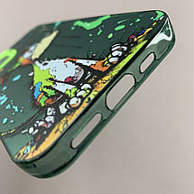 Чохол для Apple iPhone 12 чохол з принтом песика на телефон айфон 12 зелений x0w, фото 5