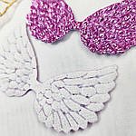 Патчі "Крила" фіолетові, 65×43 мм, фото 3