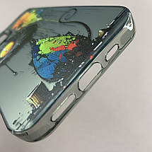 Чохол для Apple iPhone 12 чохол з принтом котика на телефон айфон 12 чорний x0w, фото 5