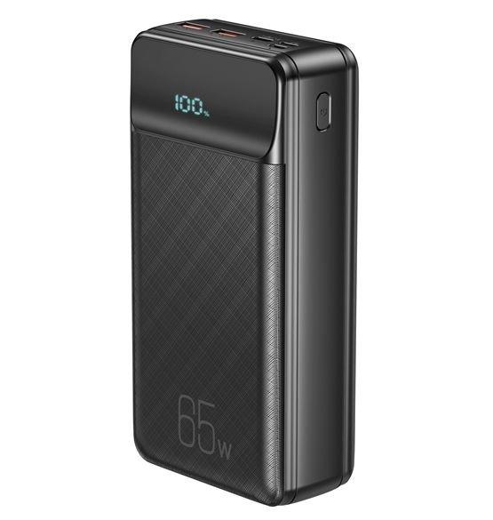 Зовнішній акумулятор Power Bank XO PR201 QC22.5W PD65W 2xUSB Type-C 30000 mAh Black (3_04061)