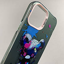 Чохол для Apple iPhone 12 чохол з принтом ведмедика на телефон айфон 12 чорний x0w, фото 4
