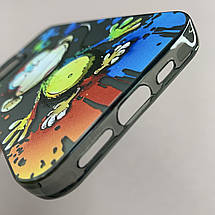 Чохол для Apple iPhone 12 чохол з принтом мавпочки на телефон айфон 12 чорний x0w, фото 5